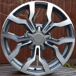 AUDI STYLE 565 7×16 5×112 ET35 Gun Metal Face Machined AUDI STYLE 565 7×16 5×112 ET35 Gun Metal Face Machined