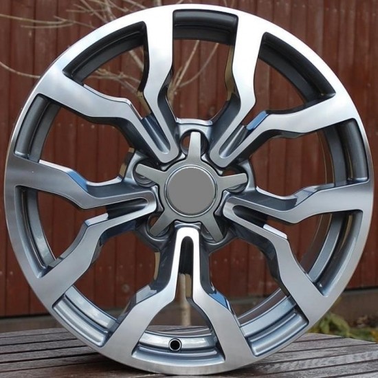 AUDI STYLE 565 7×16 5×112 ET35 Gun Metal Face Machined