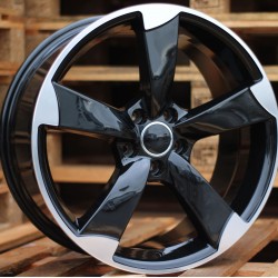 AUDI STYLE 661 7,5×17 5×112 ET35 Black Face Machined AUDI STYLE 661 7,5×17 5×112 ET35 Black Face Machined