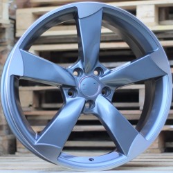 AUDI STYLE 661 7×16 5×112 ET40 Gun Metal Face Machined AUDI STYLE 661 7×16 5×112 ET40 Gun Metal Face Machined