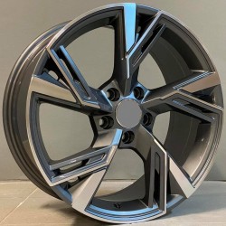 AUDI STYLE 803 8×18 5×112 ET39 Gun Metal Face Machined