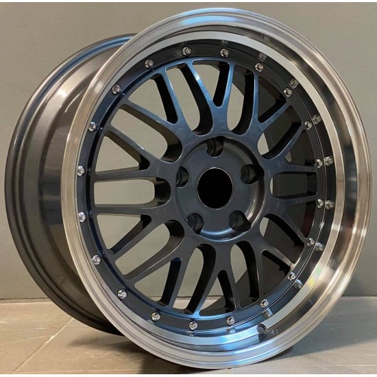 BBS STYLE 1025 8×18 5×120 ET35 Gun Metal Lip