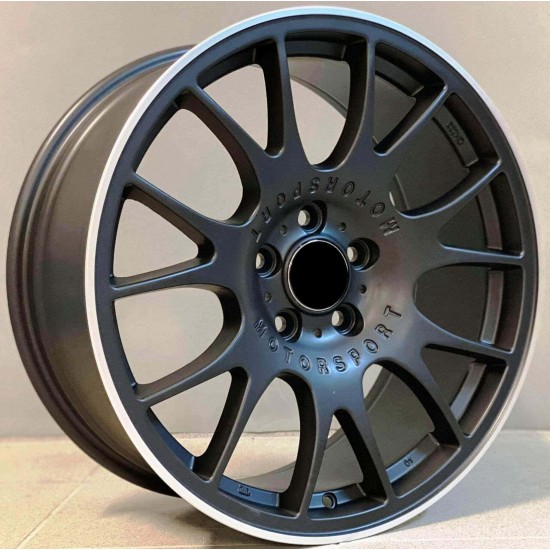 BBS STYLE 111 9×18 5×120 ET35 Matt Black Lip