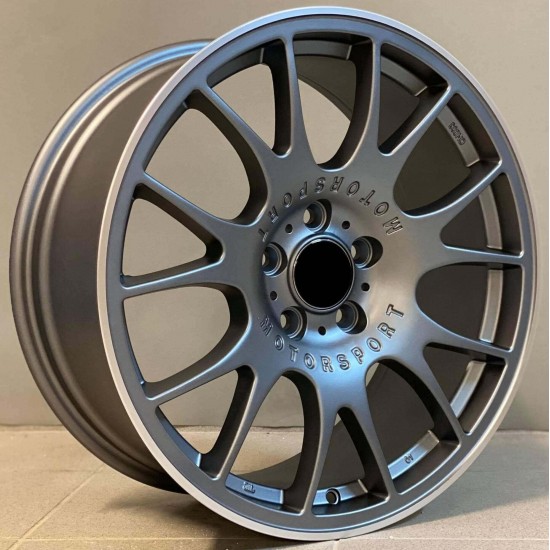 BBS STYLE 111 8×18 5×100 ET35 Matt Gun Metal Lip