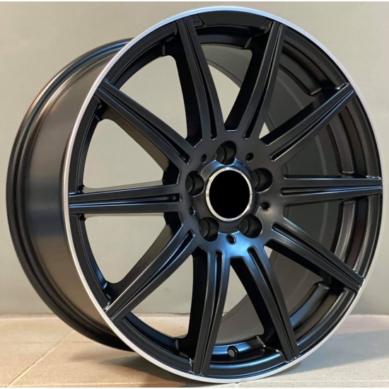 MERCEDES STYLE 1061 7,5×17 5×112 ET45 Matt Black Lip