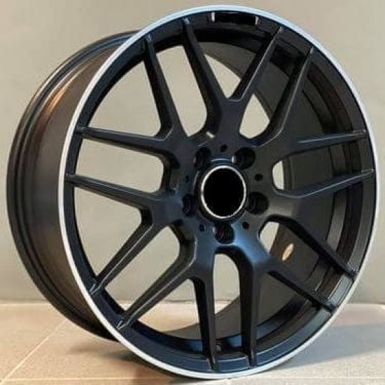 MERCEDES STYLE 115 8×18 5×112 ET40 Matt Black Lip