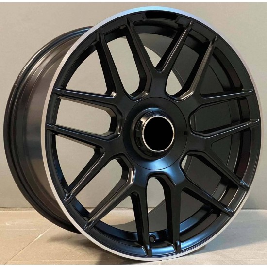 MERCEDES STYLE 1258 8,5×18 5×112 ET43 Matt Black Lip