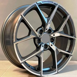MERCEDES STYLE 137 8,5×18 5×112 ET45 Gun Metal Face Machined