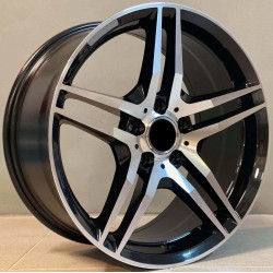MERCEDES STYLE 197 7,5×16 5×112 ET40 Black Face Machined