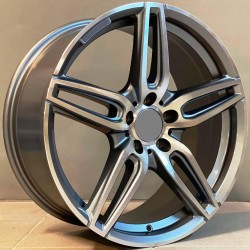 MERCEDES STYLE 225 7,5×17 5×112 ET45 Gun Metal Face Machined