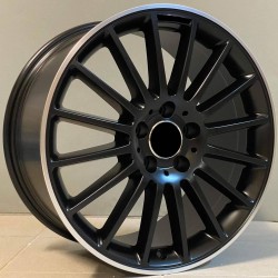 MERCEDES STYLE 281 8×18 5×112 ET45 Matt Black Lip