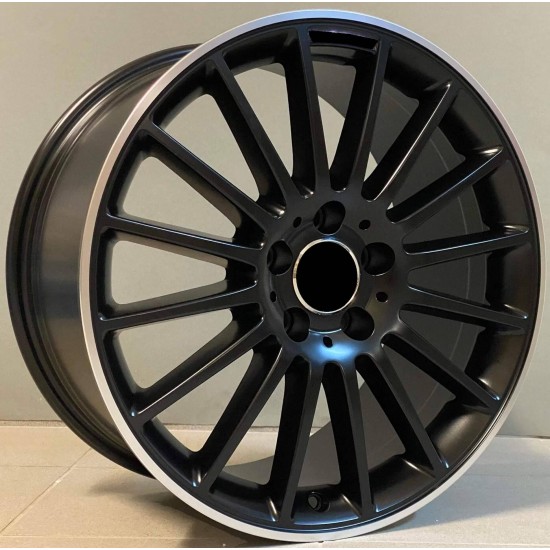 MERCEDES STYLE 281 8×18 5×112 ET45 Matt Black Lip