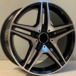 MERCEDES STYLE 443 8,5×18 5×112 ET35 Black Face Machined MERCEDES STYLE 443 8,5×18 5×112 ET35 Black Face Machined