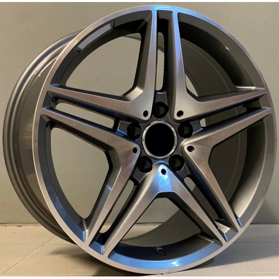 MERCEDES STYLE 443 8,5×18 5×112 ET45 Gun Metal Face Machined