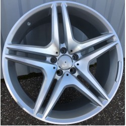 MERCEDES STYLE 443 9,5×18 5×112 ET44 Silver Face Machined