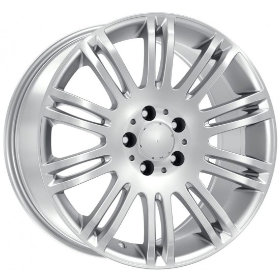 MERCEDES STYLE 455 9×18 5×112 ET39 Silver Face Machined