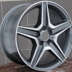 MERCEDES STYLE 554 7,5×17 5×112 ET45 Gun Metal Face Machined MERCEDES STYLE 554 7,5×17 5×112 ET45 Gun Metal Face Machined