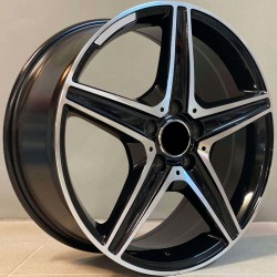 MERCEDES STYLE 555 7,5×17 5×112 ET44 Black Face Machined MERCEDES STYLE 555 7,5×17 5×112 ET44 Black Face Machined