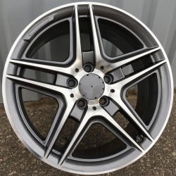 MERCEDES STYLE 564 7,5×17 5×112 ET45 Gun Metal Face Machined MERCEDES STYLE 564 7,5×17 5×112 ET45 Gun Metal Face Machined