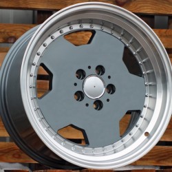 MERCEDES STYLE 5852 8×18 5×112 ET35 Gun Metal Lip