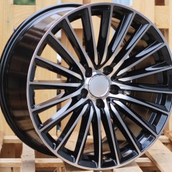MERCEDES STYLE 5909 7,5×17 5×112 ET45 Black Face Machined