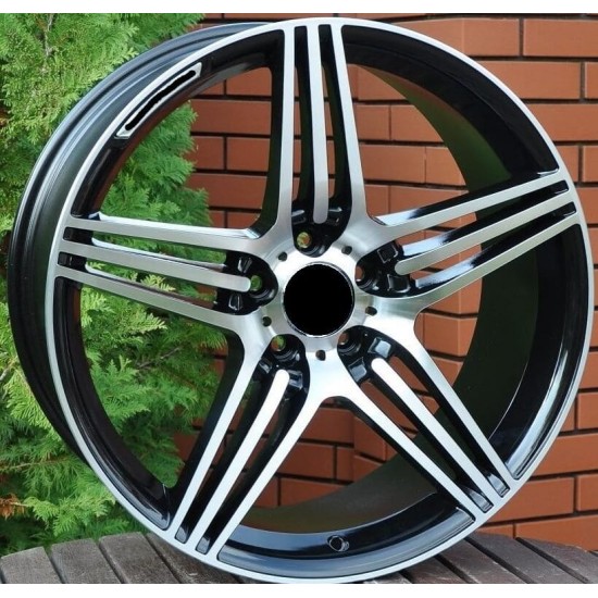 MERCEDES STYLE 597 7,5×16 5×112 ET35 Black Face Machined