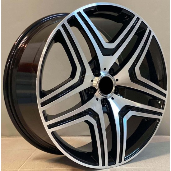 MERCEDES STYLE 666 7,5×16 5×112 ET38 Black Face Machined  MERCEDES STYLE 666 7,5×16 5×112 ET38 Black Face Machined