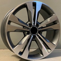 MERCEDES STYLE 754 7,5×17 5×112 ET45 Gun Metal Face Machined MERCEDES STYLE 754 7,5×17 5×112 ET45 Gun Metal Face Machined