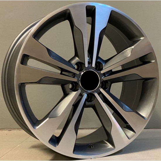 MERCEDES STYLE 754 7,5×17 5×112 ET45 Gun Metal Face Machined