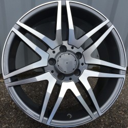 MERCEDES STYLE 874 7,5×17 5×112 ET47 Gun Metal Face Machined MERCEDES STYLE 874 7,5×17 5×112 ET47 Gun Metal Face Machined
