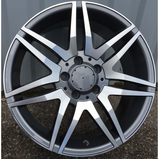 MERCEDES STYLE 874 7,5×17 5×112 ET47 Gun Metal Face Machined
