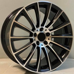 MERCEDES STYLE 911 8,5×18 5×112 ET48 Black Face Machined MERCEDES STYLE 911 8,5×18 5×112 ET48 Black Face Machined