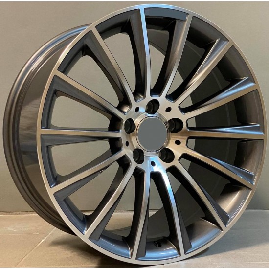 MERCEDES STYLE 911 9,5×18 5×112 ET43 Gun Metal Face Machined