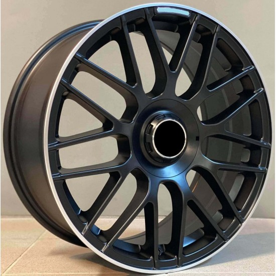 MERCEDES STYLE 912 9×18 5×112 ET35 Matt Black Lip