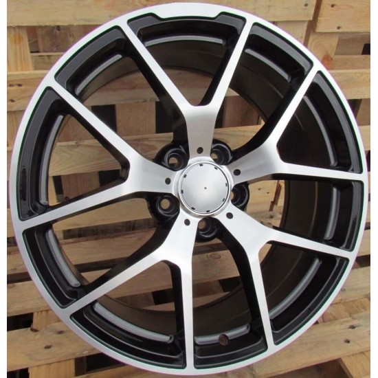 MERCEDES STYLE 933 8,5×18 5×112 ET35 Black Face Machined