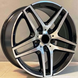 MERCEDES STYLE 967 8,5×18 5×112 ET45 Black Face Machined MERCEDES STYLE 967 8,5×18 5×112 ET45 Black Face Machined