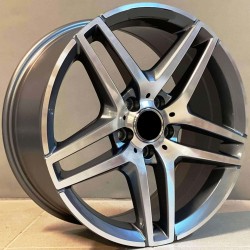 MERCEDES STYLE 967 8,5×18 5×112 ET42 Gun Metal Face Machined MERCEDES STYLE 967 8,5×18 5×112 ET42 Gun Metal Face Machined