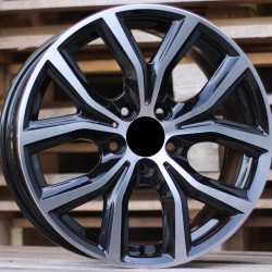 BMW STYLE 129 7,5×17 5×112 ET52 Black Face Machined