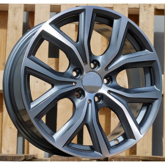 BMW STYLE 129 7,5×17 5×112 ET43 Gun Metal Face Machined