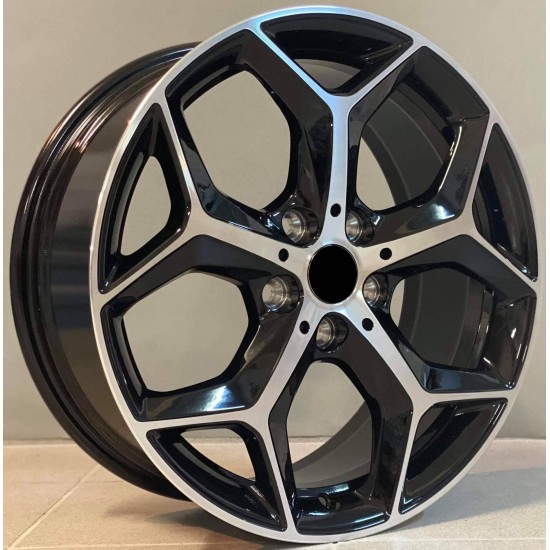 BMW STYLE 1623 7,5×18 5×112 ET51 Black Face Machined