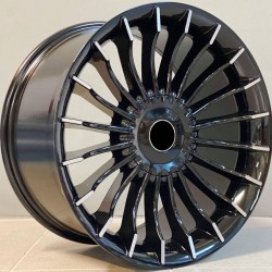BMW STYLE 273 8×17 5×120 ET15 Black Face Machined
