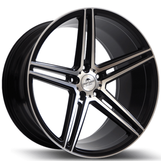 BOSAN 8×18 5×114,3 ET40 Black Matt Face Machined