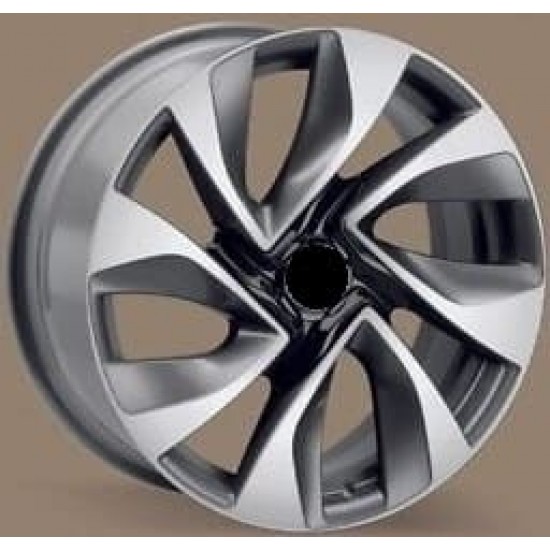 CITROEN STYLE 1177 7×16 4×108 ET20 Black Face Machined