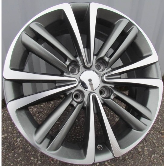 CITROEN STYLE 1348 7×16 4×108 ET32 Gun Metal Face Machined