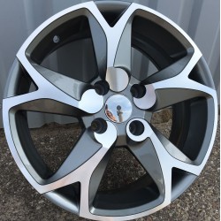CITROEN STYLE 542 6,5×16 4×108 ET26 Gun Metal Face Machined