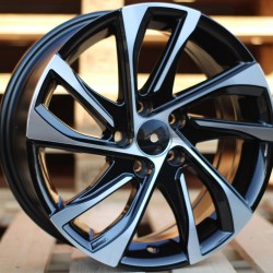 FIAT STYLE 1514 6,5×16 5×98 ET39 Black Face Machined