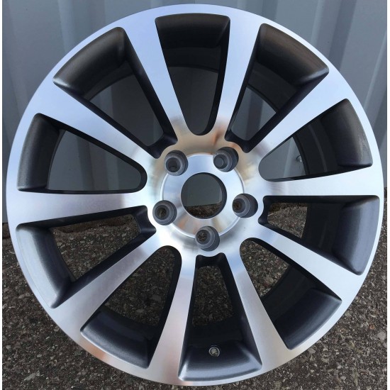 FIAT STYLE 241 7,5×17 5×110 ET46 Gun Metal Face Machined