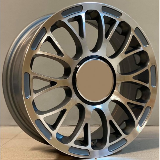 FIAT STYLE 606 6,5×16 4×98 ET35 Gun Metal Face Machined