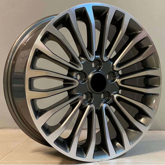 FORD STYLE 1340 7,5×17 5×108 ET50 Gun Metal Face Machined