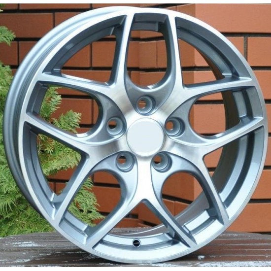 FORD STYLE 5572 6,5×16 5×108 ET52 Gun Metal Face Machined